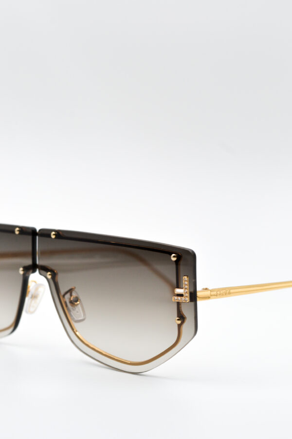 Fendi First Flattop Gold/Grey - Image 4