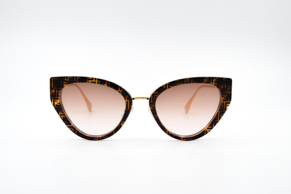 Fendi Havana Brown Cat Eye - Image 3