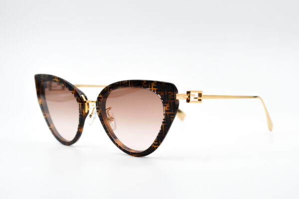 Fendi Havana Brown Cat Eye