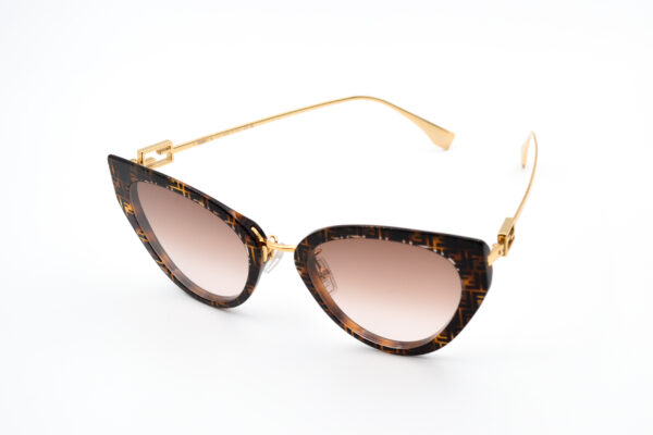 Fendi Havana Brown Cat Eye - Image 5