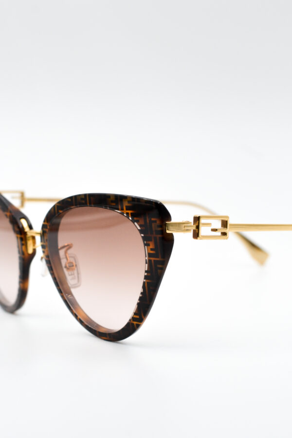 Fendi Havana Brown Cat Eye - Image 4